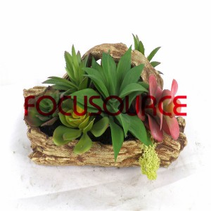 Нерӯгоҳҳои Succulent сунъӣ Bonsai-SM005K-эй-009