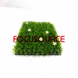Factory Promotional Wall Hanging Decoration -
 Artificial Grass Turf-HY0947S 4 feet with white flower  25X25CM GN001 – Focusource