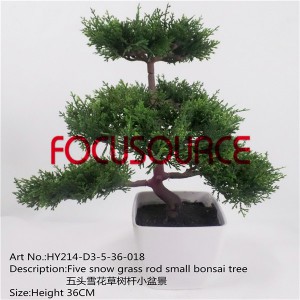 Artificial Small Bonsai-HY214-D3-5-36-018