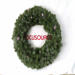 Artificial Grass Wreaths-HY159-B-Φ60-GF-085