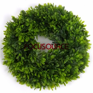 Factory wholesale Bed Sheet -
 Artificial Grass Wreaths-HY181-28cm – Focusource