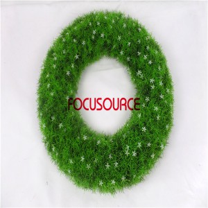 Artificial Grass Wreaths-HY0948S-B-Φ58-F-092