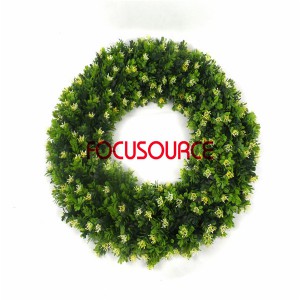 Wall Hanging Artificial Grass Weath-HY149-B-Φ60-F-083