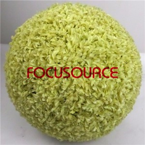 ხელოვნური Topiary Boxwood Grass Ball-HY0810-2-WH002