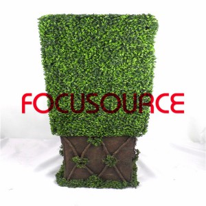 Artificial Boxwood Topiary Tower -HY08102-J5-H124-001