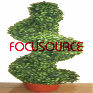 Artificial Boxwood Topiary Spiral Tree -HY08104-J3-H80-007